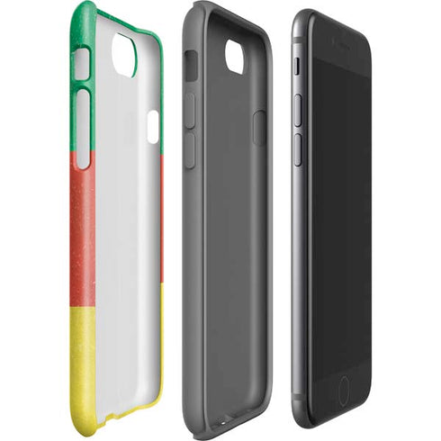 Cameroon Flag Distressed iPhone SE (2nd & 3rd Gen) Pro Case